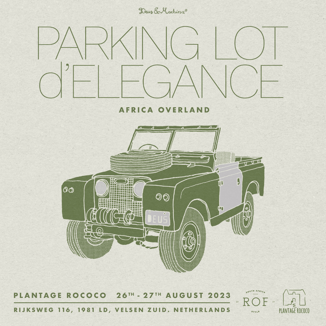 Join us at The Parking Lot D'Elegance, Eco Plantage Rococo Hotel